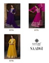 Saadgi By Sayuri Georgette With Embroidery Online Gown With Dupatta Wholesale